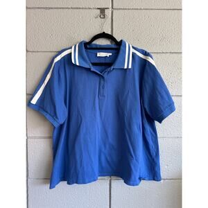 KATIENYC Katie Sturino x Stitch Fix Sporty Polo size 2X in Royal Blue